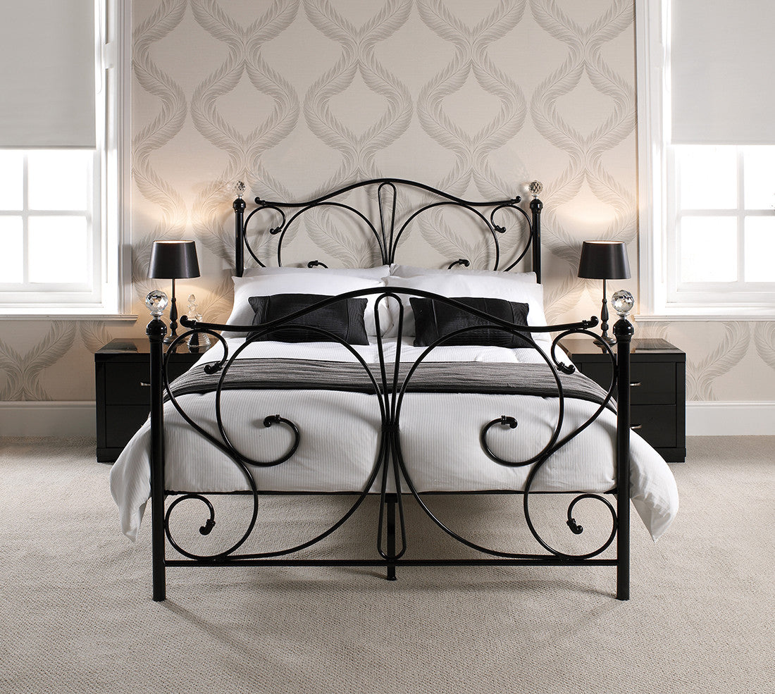 Florence Double Bed Black