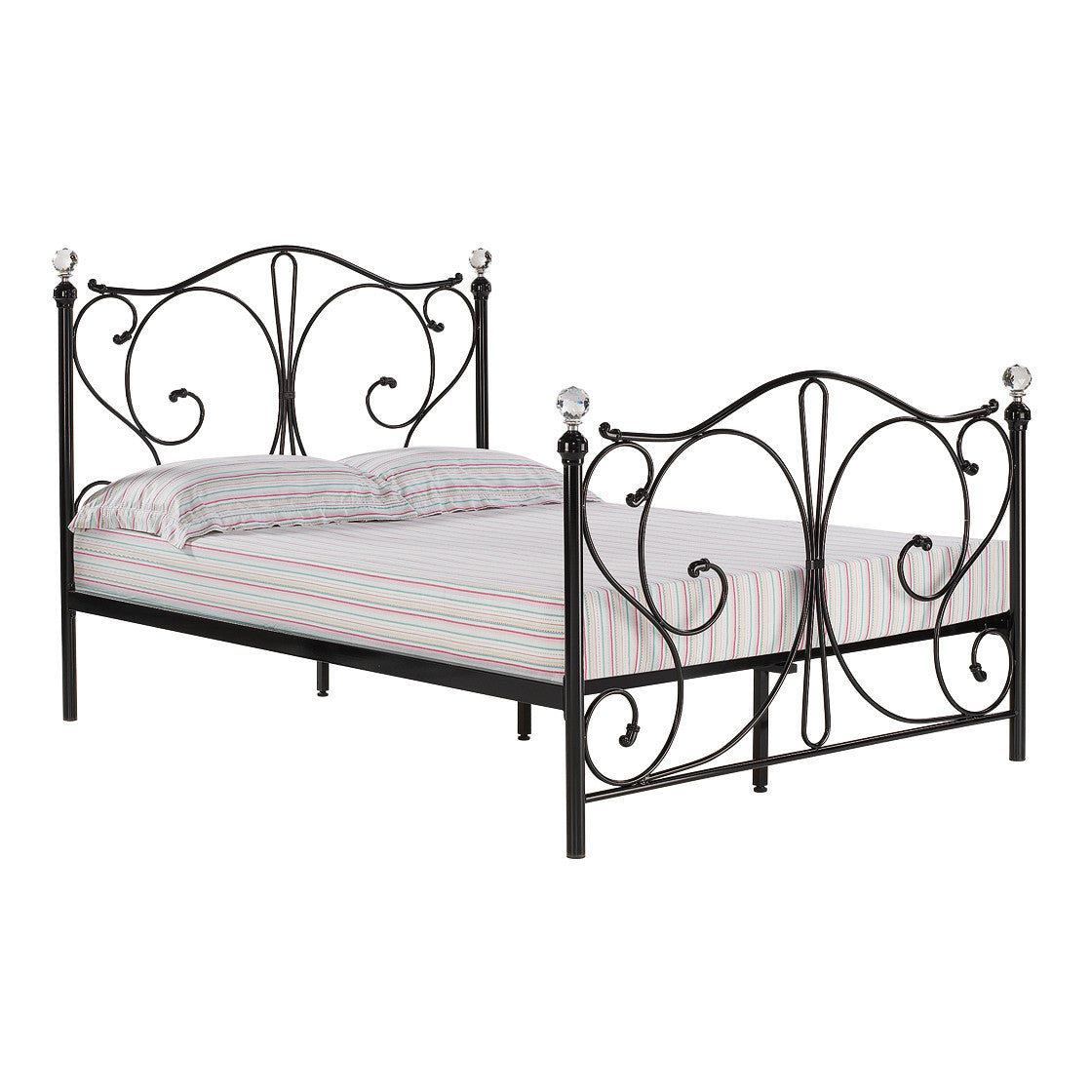 Florence Double Bed Black