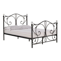 Florence Double Bed Black