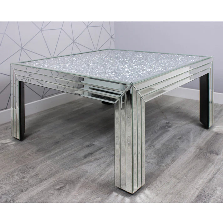 Crushed Diamond Square Coffee Table