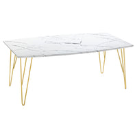 Fusion Coffee Table White Marble