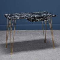 Fusion Desk Black Marble