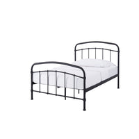 Halston Single Black Bed