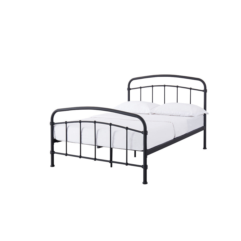 Halston Double Black Bed