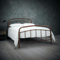 Halston Double Copper Bed