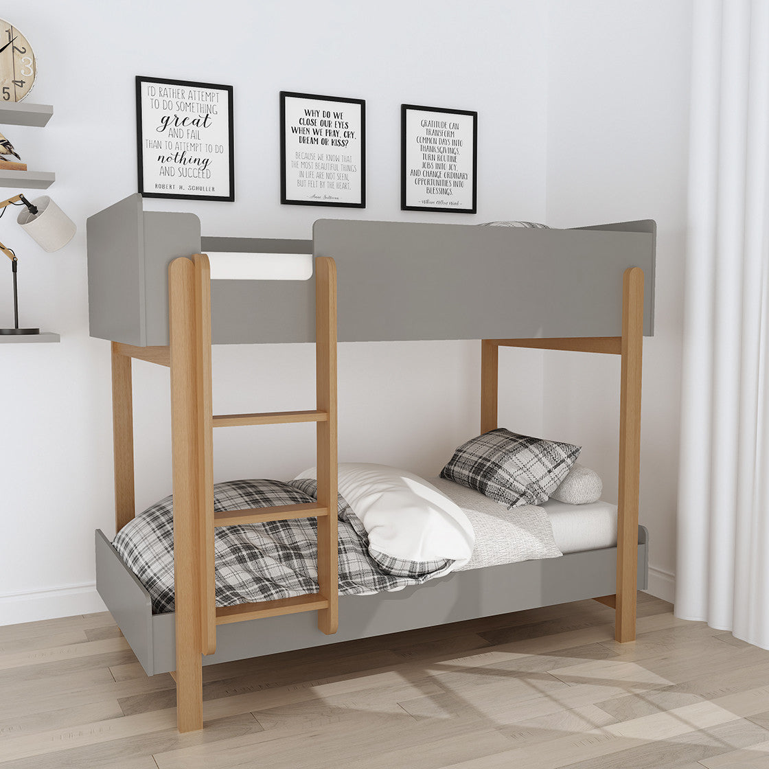 Hero Bunk Bed Grey