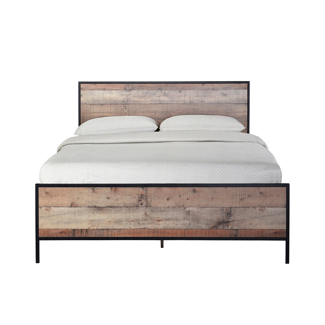 Hoxton Double Bed Oak Effect