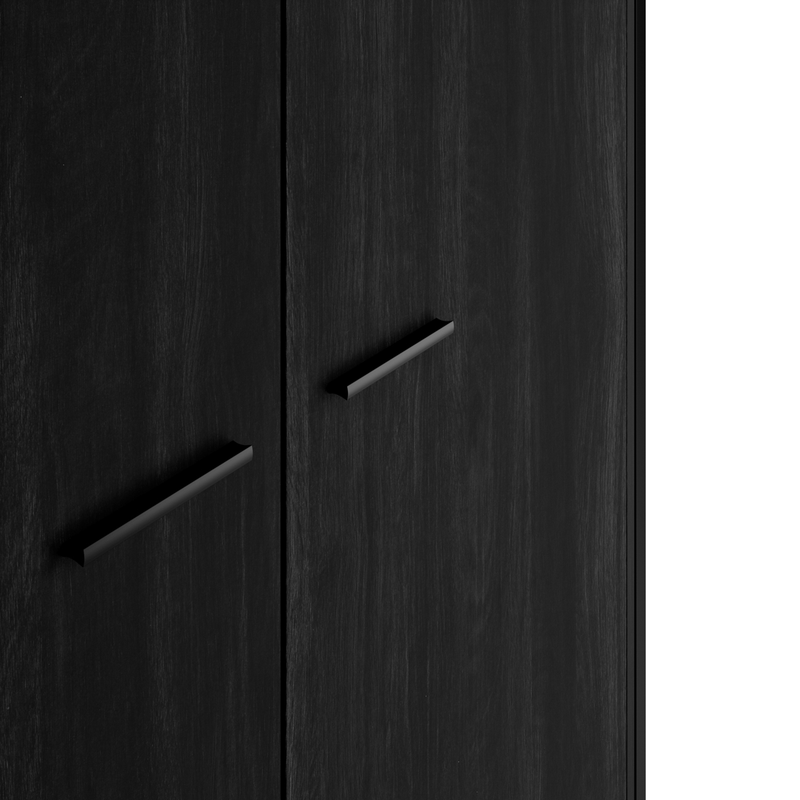 Hoxton Black 2 Door Wardrobe