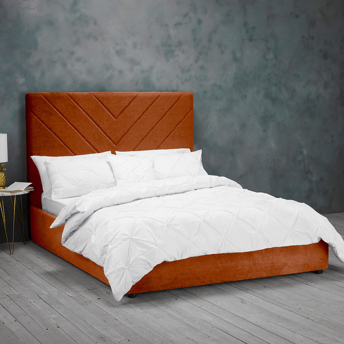 Islington Kingsize Bed Orange