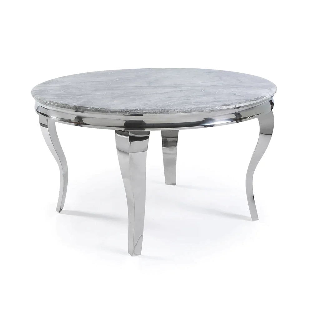 Grey Round Dining Table