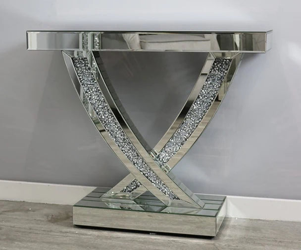 Crushed Diamond Swift Console Table