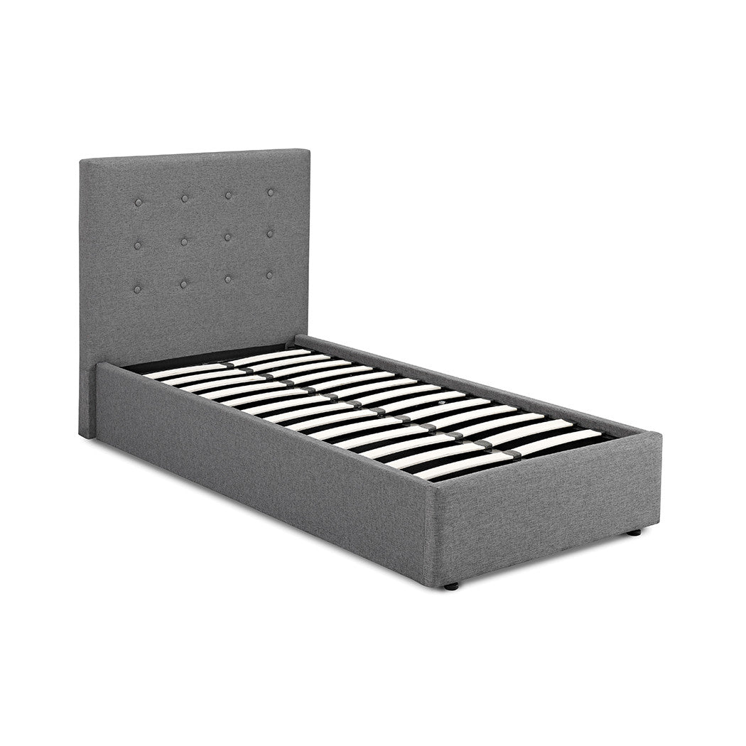 Lucca Single Bed Grey