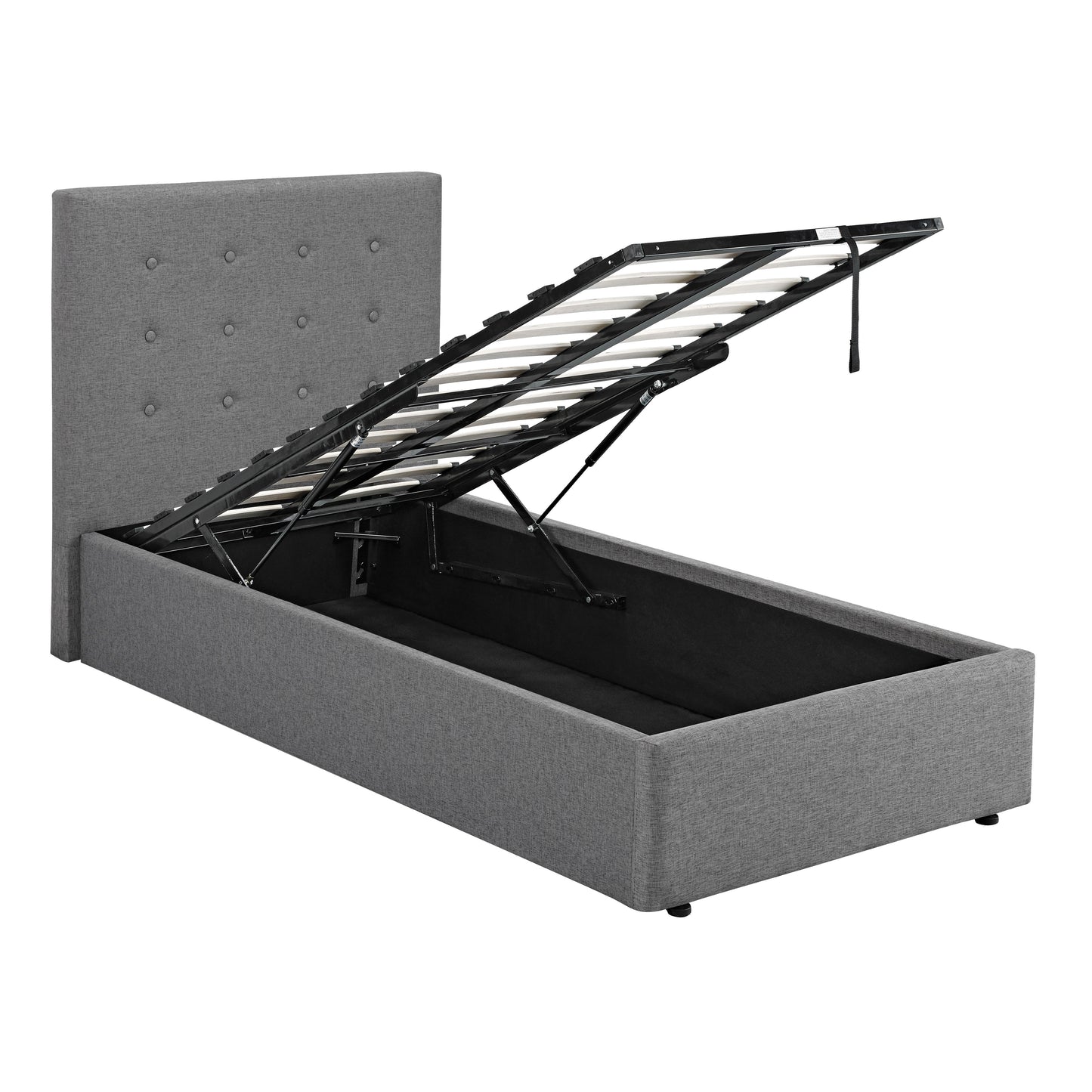 Lucca Plus Single Bed Grey