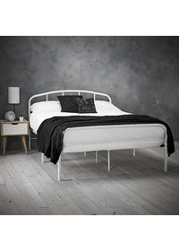 Milton Double Bed White