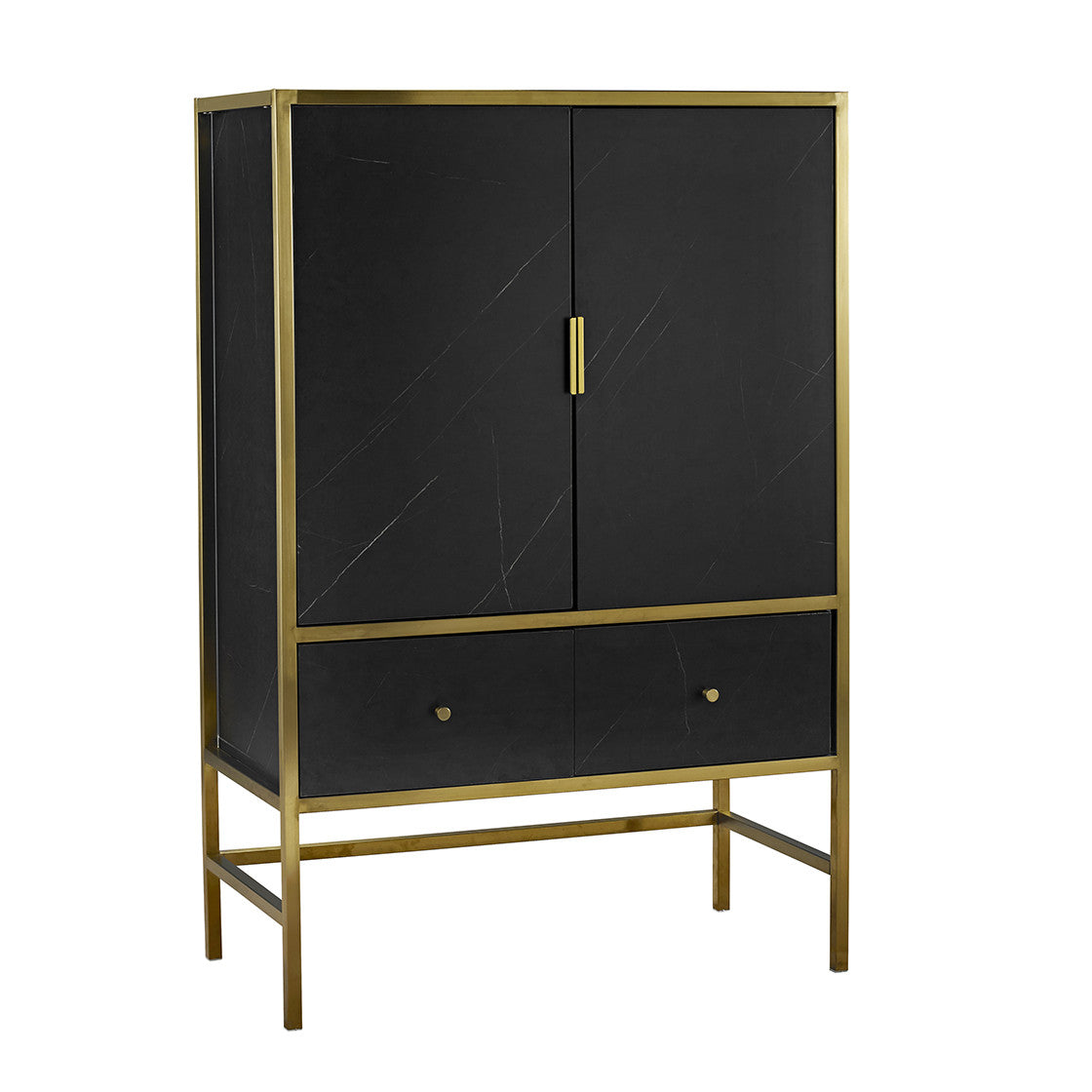 Monaco Drinks Cabinet Black