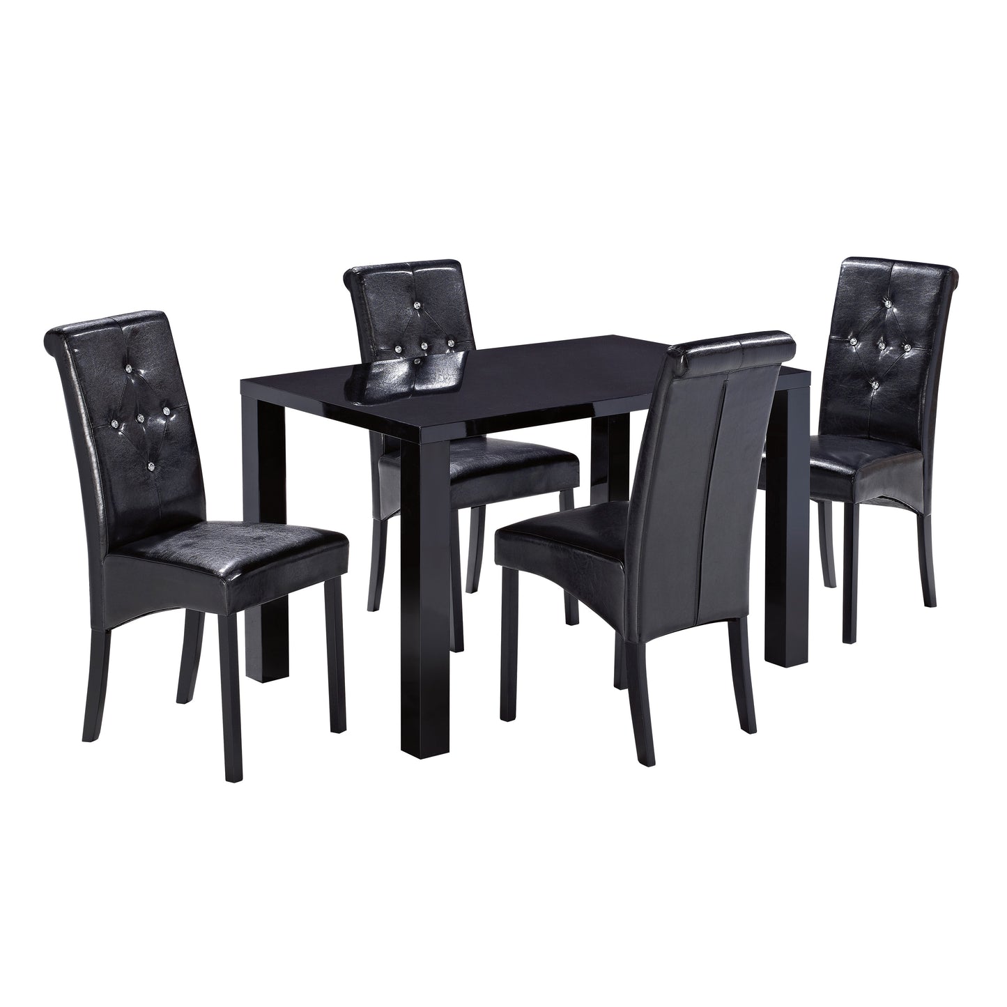 Monroe Puro Medium Dining Table Black