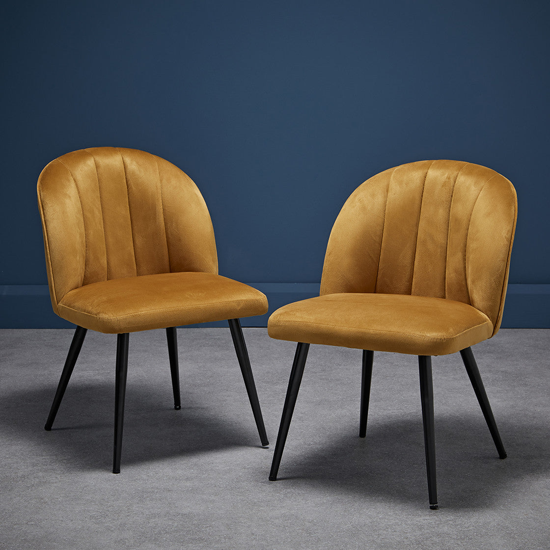 Orla Dining Chair Mustard