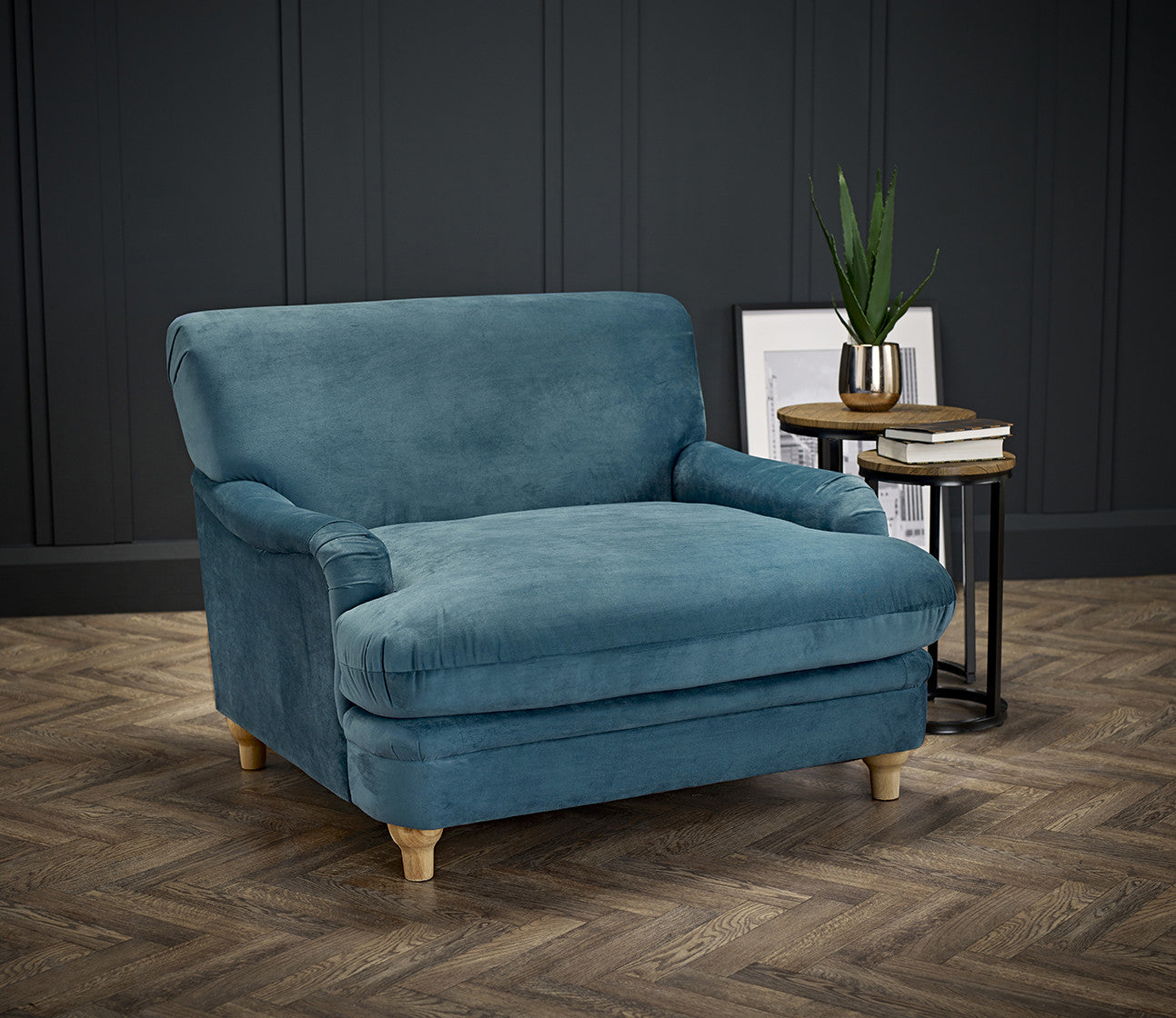 Plumpton Chair Peacock Blue