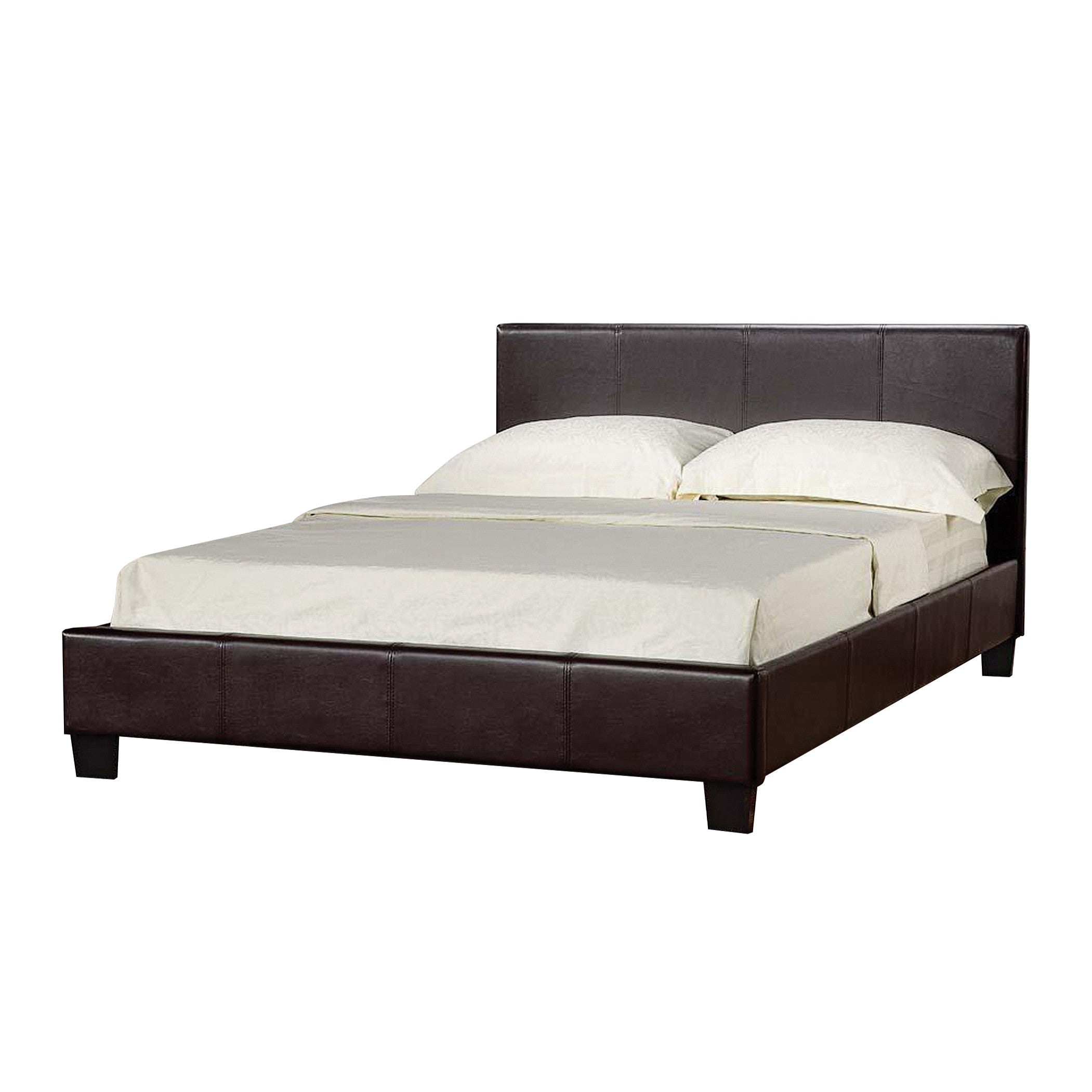 Prado Hydraulic Kingsize Bed Brown