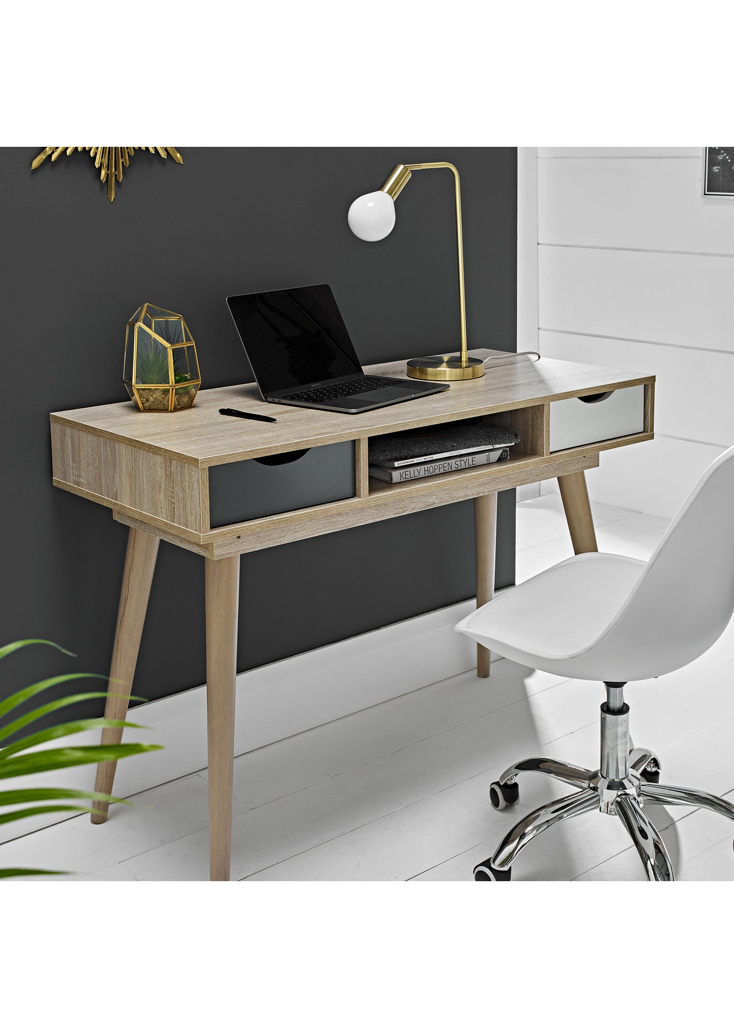 Scandi Desk Oak