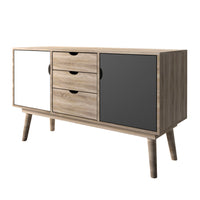 Scandi Oak Sideboard Grey