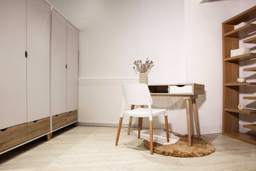 Stockholm 2 Door Wardrobe White Oak