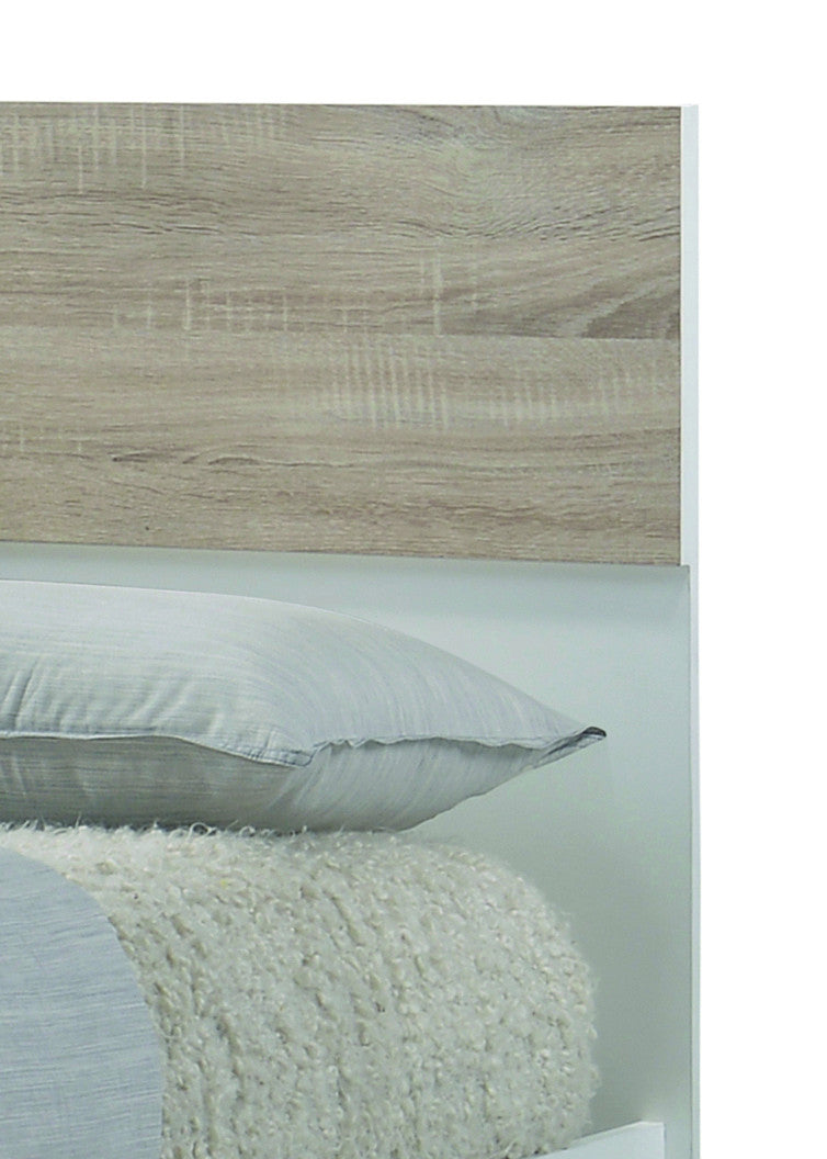 Stockholm Single Bed White Oak