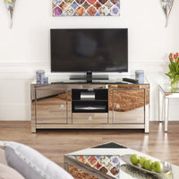 Alfredo Mirrored TV Unit