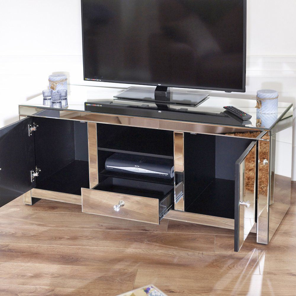 Alfredo Mirrored TV Unit