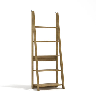 Tiva Ladder Bookcase Oak