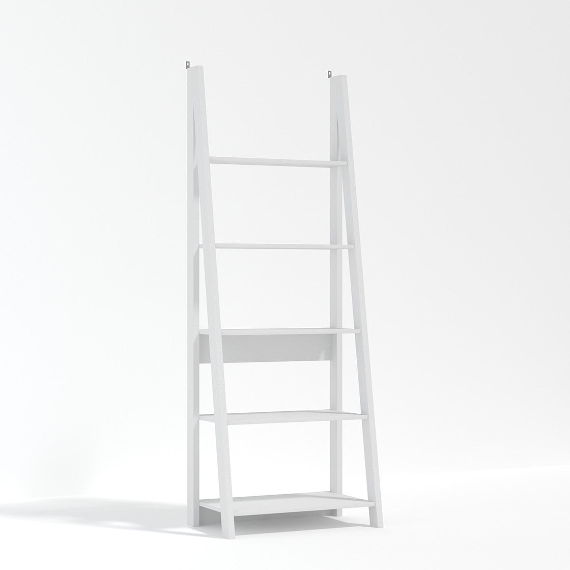 Tiva Ladder Bookcase White