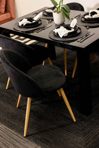 Venice Dining Chair Black