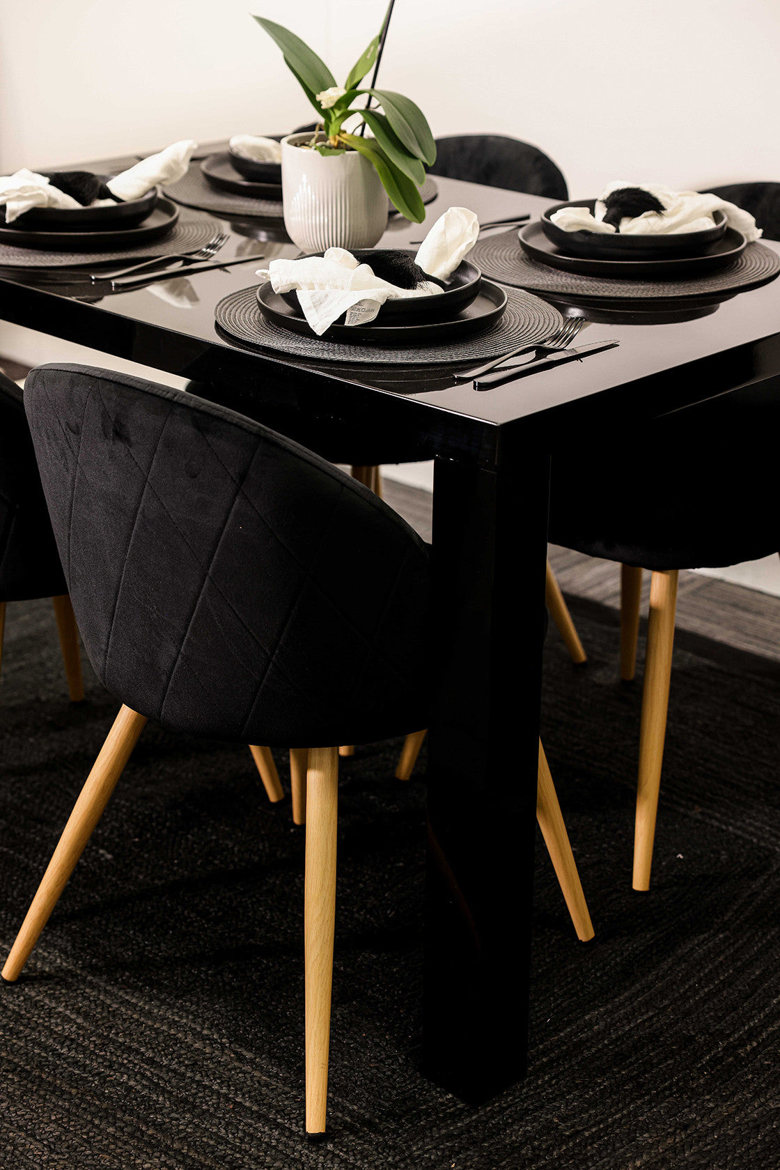 Venice Dining Chair Black