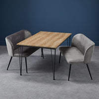 Zara Dining Bench Grey