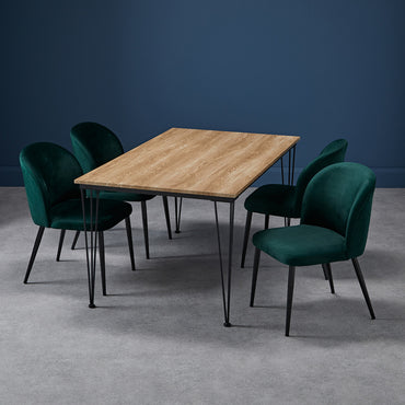 Zara Dining Chair Green